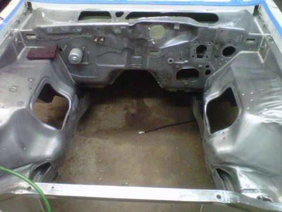 all stripped of paint