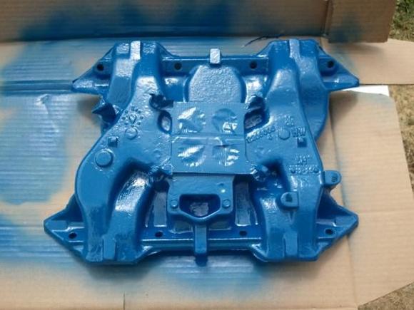 repainted intake manifold
