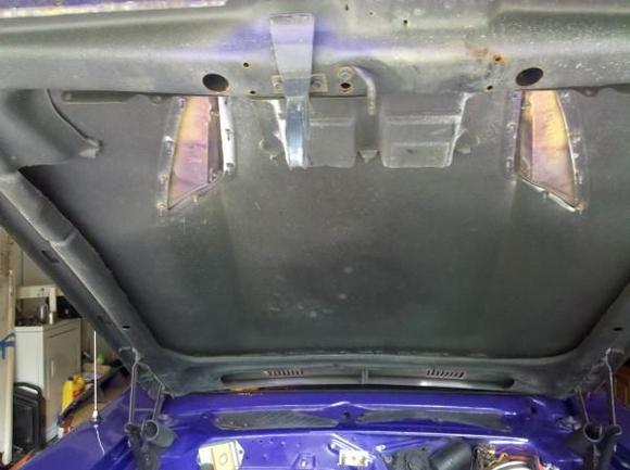 Supports were cut for clerance and weight reduction