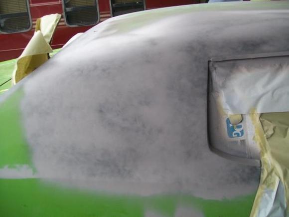 Charger went into bodyshop for some minor repairs and will come out with a complete paint job. Roof had to be cut and new metal welded in just behind rear windows on both sides