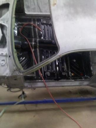 Floor pan locked in.