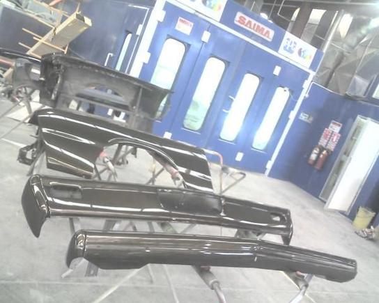 painted bumpers &amp; guard