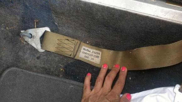 08/21/2012 - At the paint shop - 1962 Chrysler New Yorker Factory Seat belts