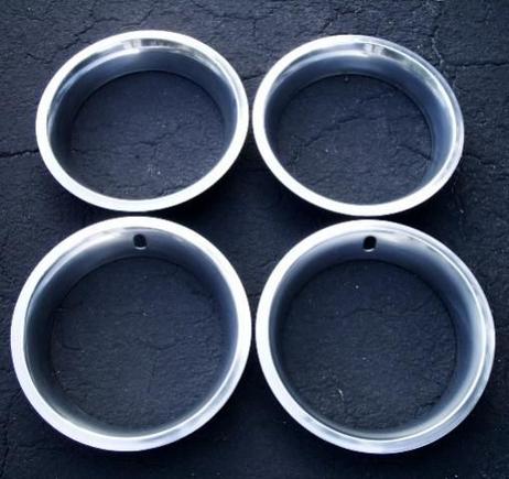 Super Coupe 15x8 wheels   Trim rings [Had in stock]