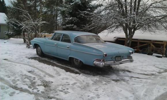 Standing outside for awhile in the snow..