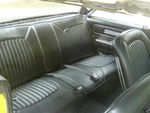 64 Dodge rear seats