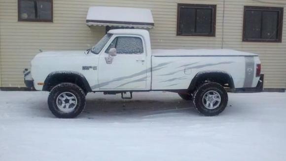 6" Rough Country lift Rough Country shocks all new steering components tires and rims bigger rims and tires next month frame was acid treated and seal coated then Rhino Lined for added protection! Built 727 Torque Flight!