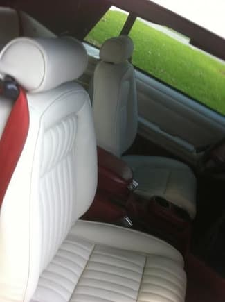 New Leatherette seats and carpetting