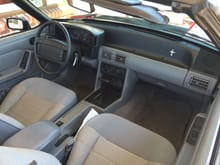 These are a couple of pictures I took of the interior. The rest of the car is just as clean. We put it on a lift and the undercarriage is like looking at a brand new car. I've never seen anything quite like it without restoration.