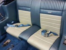 New carpet and seat covers.