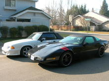C4 Vette and 89 Gt