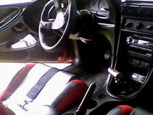 Procar race seats, RJS 5 pt harnesses, B&amp;M short throw shifter and T handle, Autometer 5&quot; tach, NO2 push button steering wheel