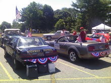 Staging for 2010 July 4th Parade in Hockessin, DE