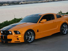 At sunrise in San Diego's Mustangs by the Bay show, Oct. 12, 2008.  Took 2nd in '05-'08 Modified.