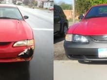 stang front end before &amp; after