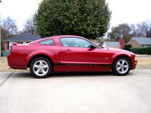 08 Mustang GT - Dark Candy Apple Red