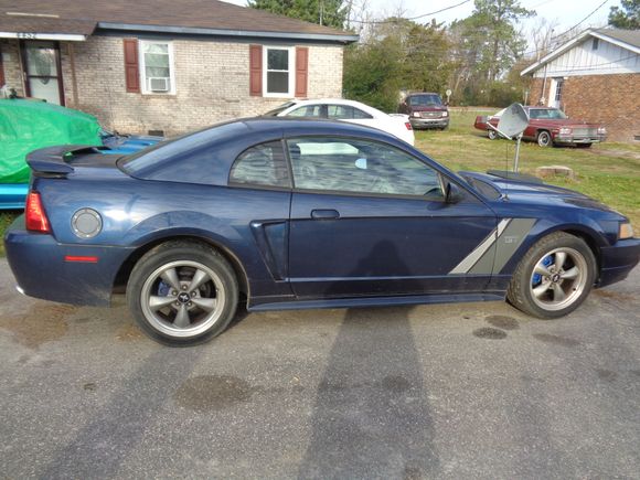 2001 Mustang GT , ( GHOST ) lot of bolt on. CDC shaker hood kit