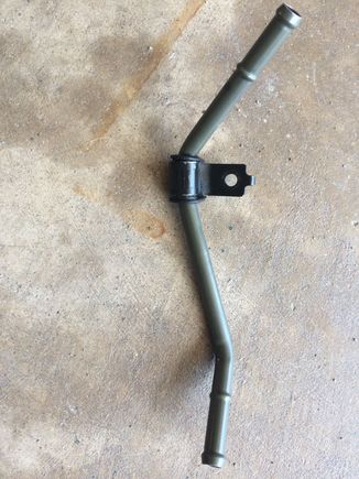 I did an engine swap on my 99 mustang GT and at some point took this off. I can not tell where it goes or what it is. It is a metal line and looks to be a vacuum line maybe?? Any help would be appreciated thanks.