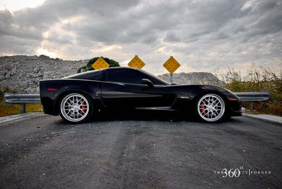 360 forged mesh eight black z06