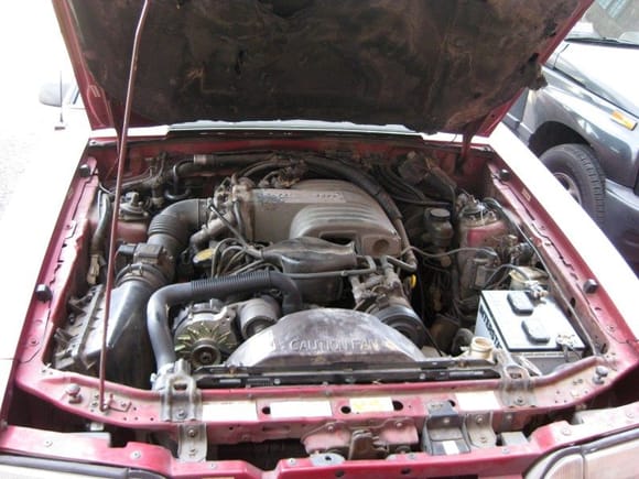 Engine bay needs a good cleaning...