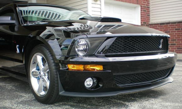 100 0691 This is the New Shelby front end that I just put on. Now to replace the hood and Rims. (old pic's)