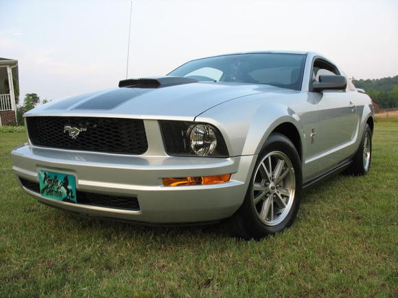 a while after we got it. first the stripes, then the hood scoop about a yr. later