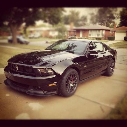 Parked at moms house got a nice car wash..