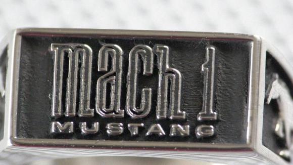Mach 1 Mustang signet ring