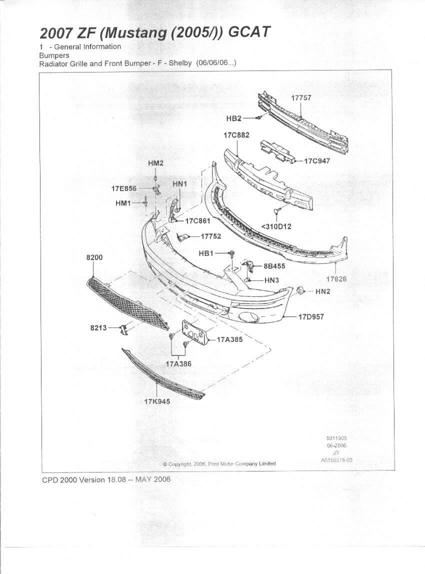 I used this parts list to order from Ford dealer back in 2007.