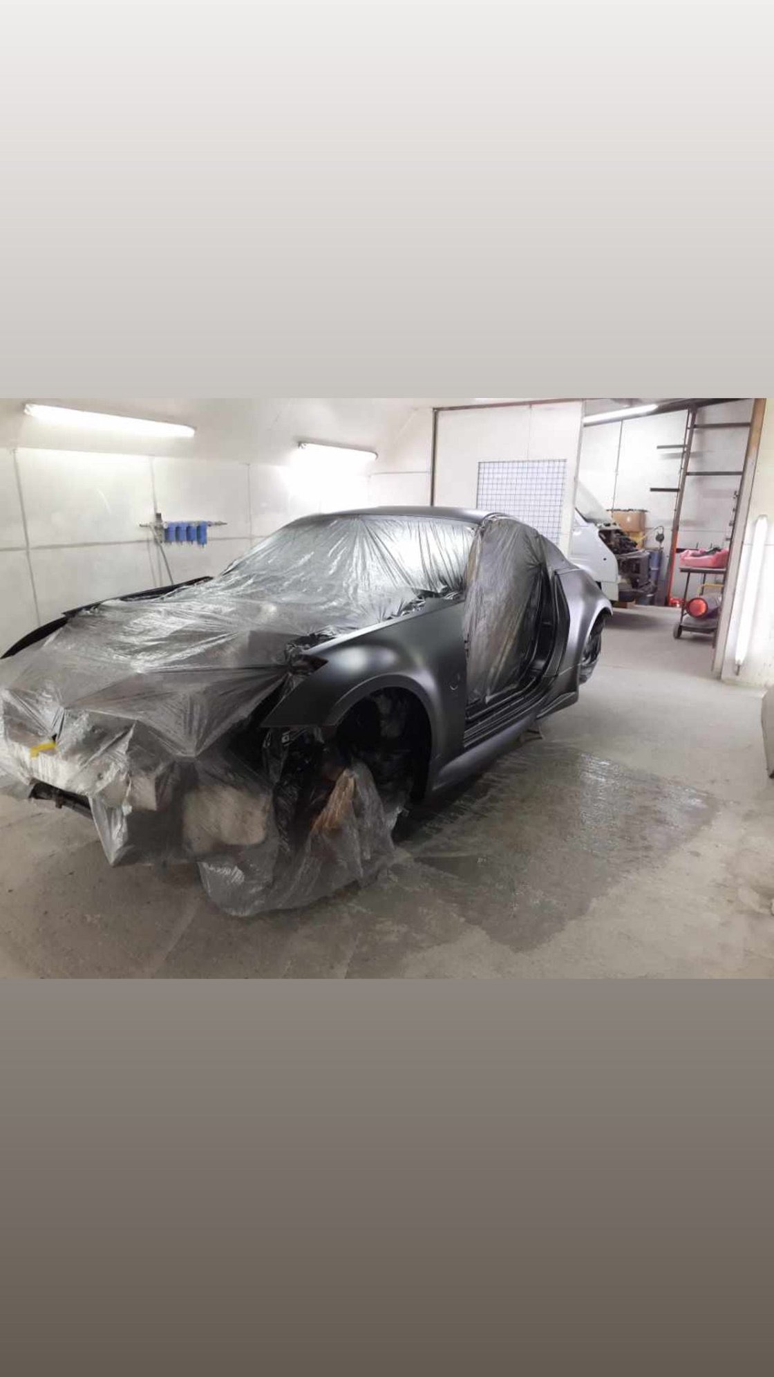 Wheels away to be refurbed