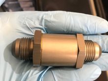 Flapper style check valve