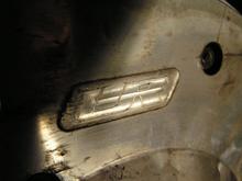 unorthodox racing logo on flywheel