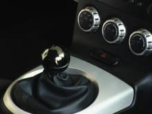 TWM &quot;Abrahms&quot; Black Pearl polished, weighted  shift knob.