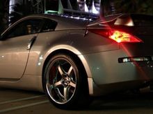 A night shot in downtown miami.