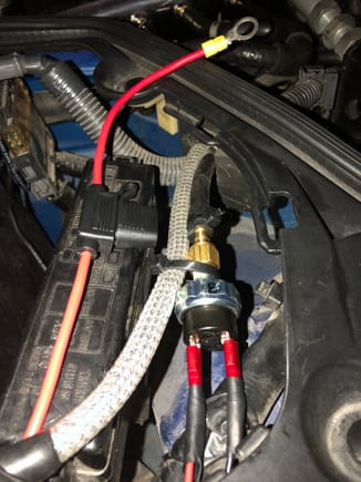 Soo far I wired up the Hobbs switch  to the BAP and Dedicated Battery wire with fuse to the battery from the Fuel Pump Relay. Nothing pretty but tried to get it as neat as possible without excess wiring