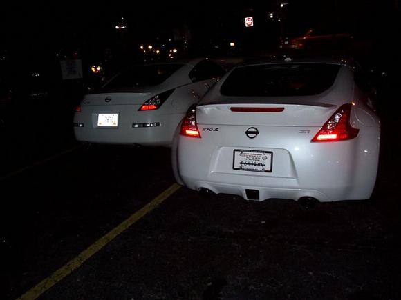 my 350 and Z1's 370