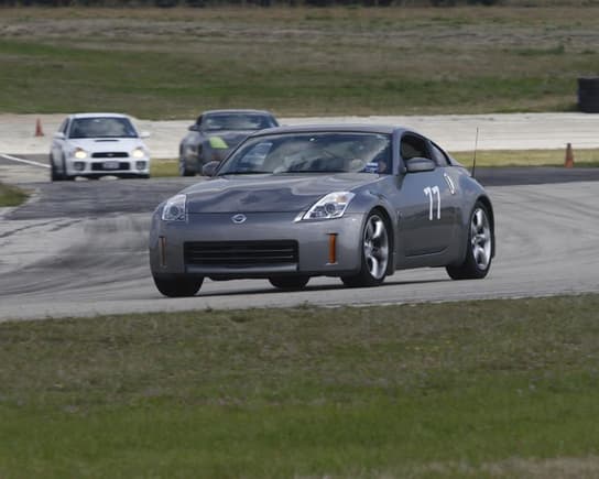 On Track At Texas World Speedway