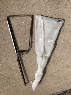 1954-56 Olds Front Door Ventilator Assembly