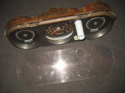 1967 Pontiac GTO instrument cluster w/speedometer