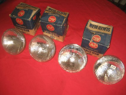 NOS 1964-67 AC Guide T3 Headlights