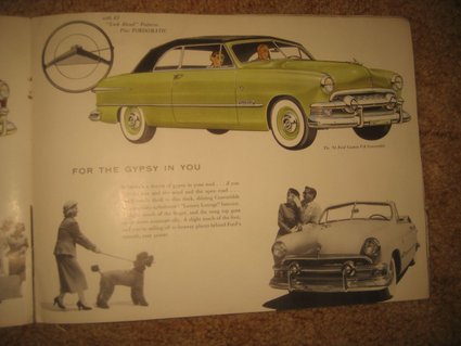 1951 Ford Deluxe sales brochure