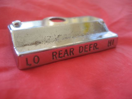 1966-67 Pontiac GTO Rear Defog Switch Bezel