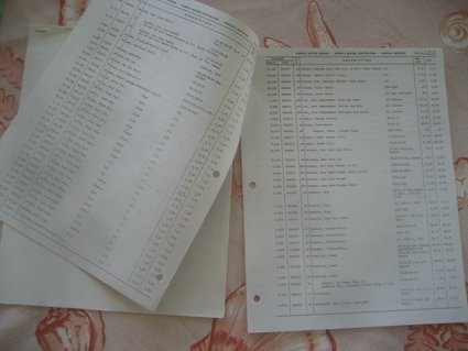 1964 Pontiac Accessory Price Lists