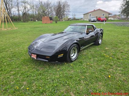 1981 Black Corvette For Sale