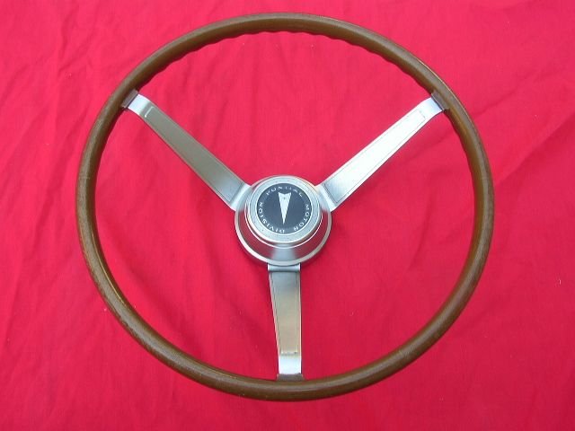 1968 Pontiac, GTO Woodgrain Sport Steering Wheel