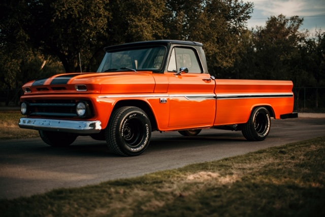 Restored 1966 Chevy C10 Longbed with 327 V8 engine