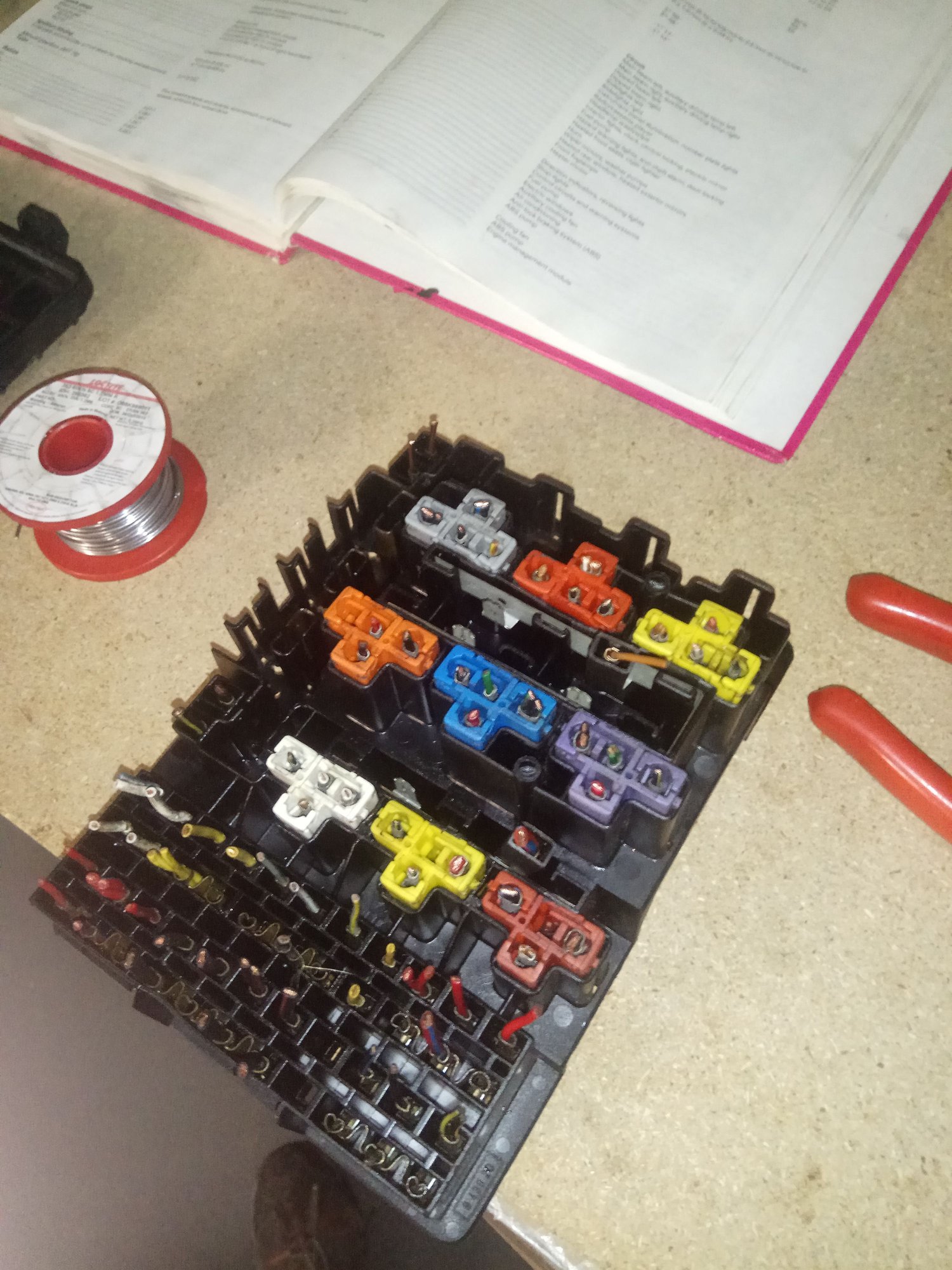 old fuse box out