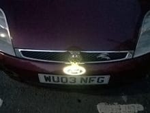 New light up Ford badge and ruining light
