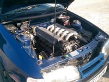 this is my sierra fitted with a bmw 325 tds engine :)