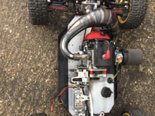 Losi DBXL 34cc fully ported, should knock on door of 8.5 bhp